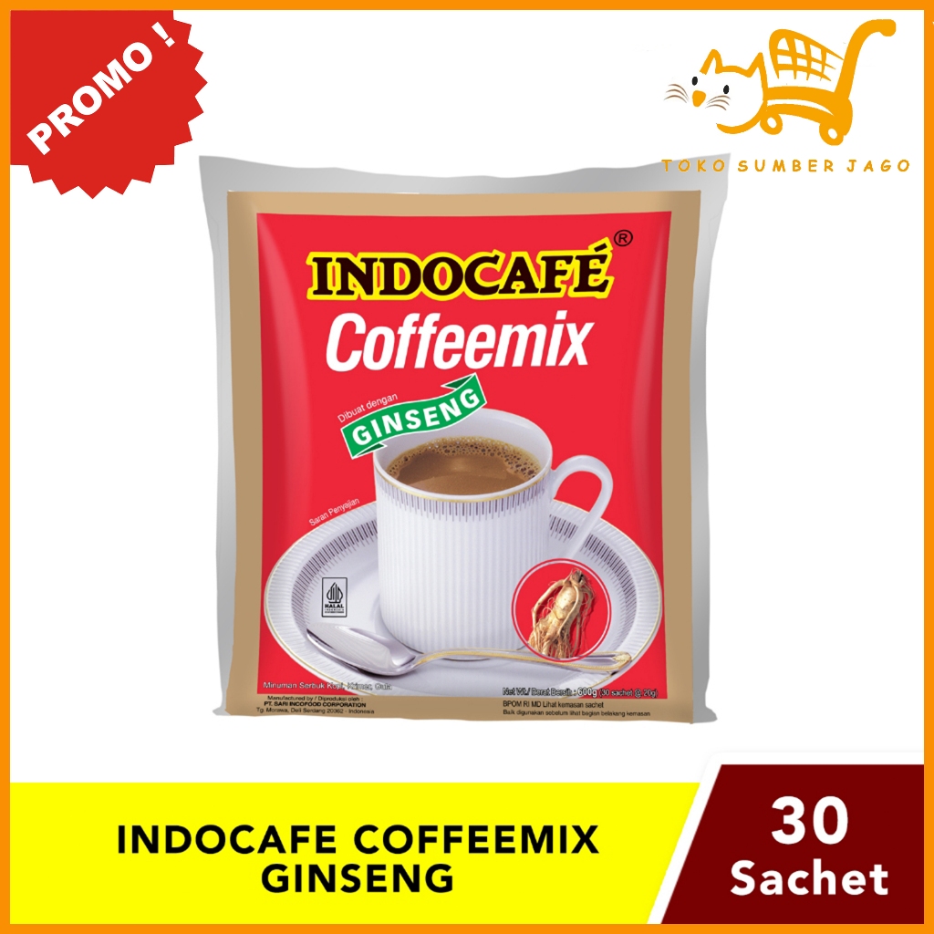 

Indocafe Coffeemix Ginseng Kopi Ginseng (30 sachet x 20gr)