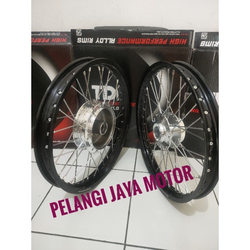 Velg TDR Original Motor Belakang RX king / depan Supra X lama / ukuran 160x185/17 / free rakitan ste