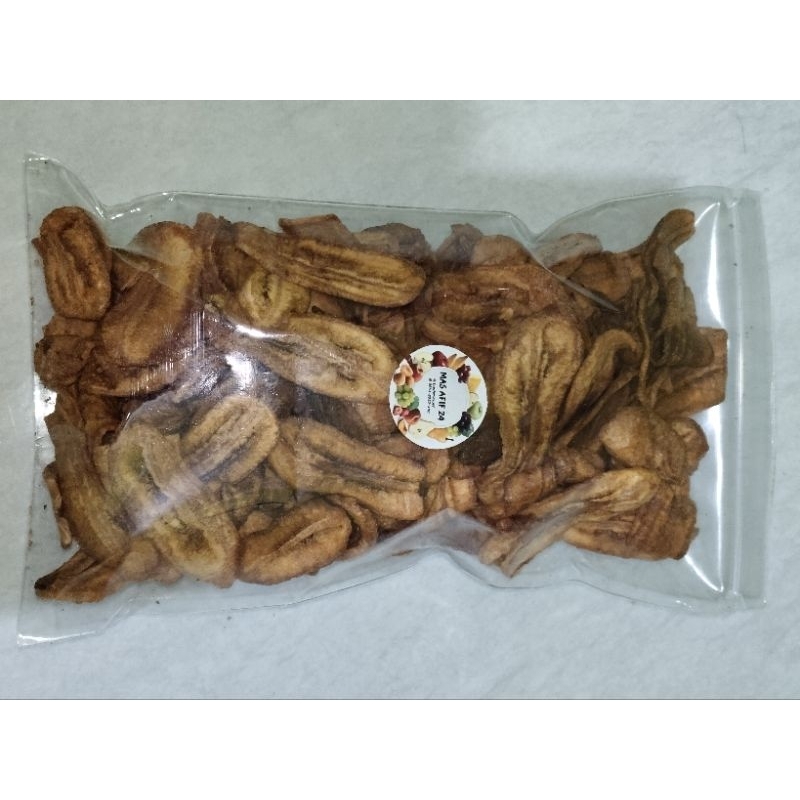 

Sele pisang crispy tanpa gula dan pengawet, rasa alami, enak renyah manis, no p irt no 214330505298 halal