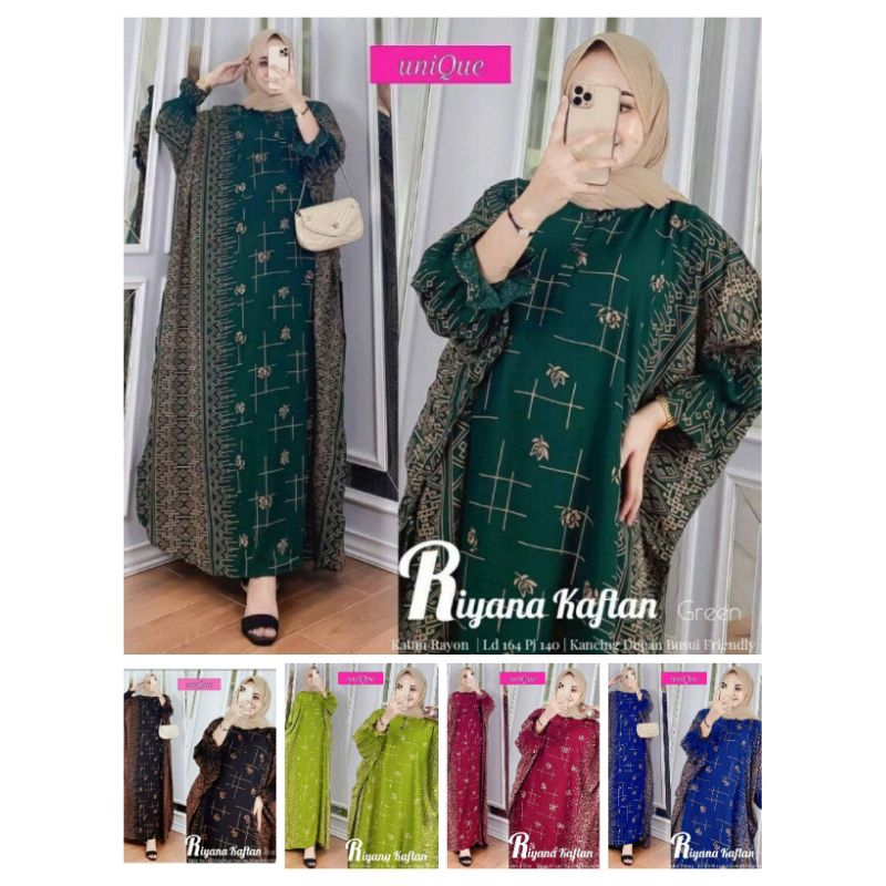 Abaya Kaftan gamis jumbo/Kaftan Rayon tebal/Abaya kaftan murah