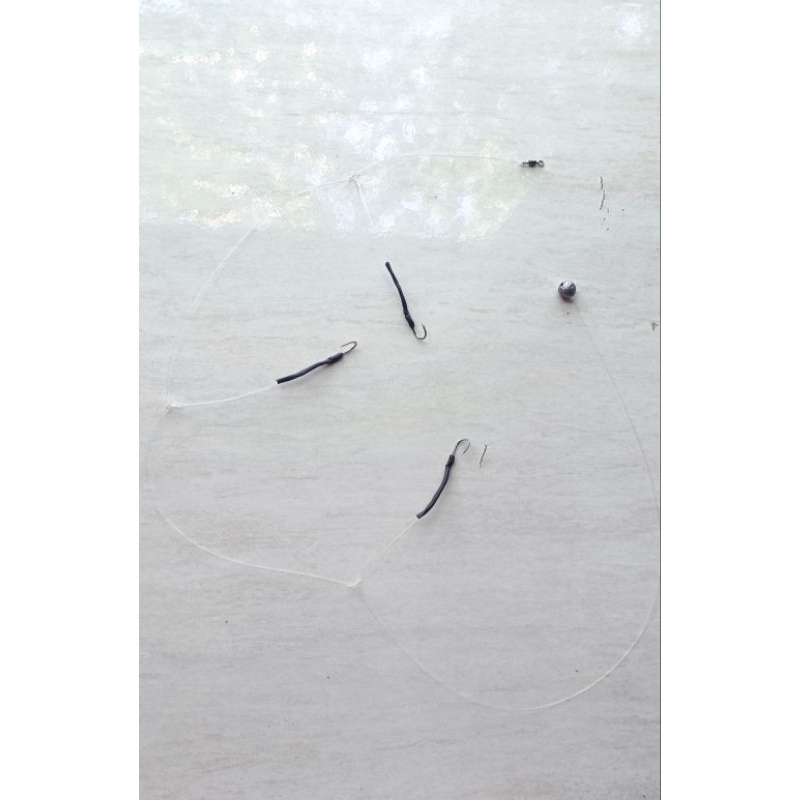 rangkaian bawal, rangkaian pancing ikan bawal