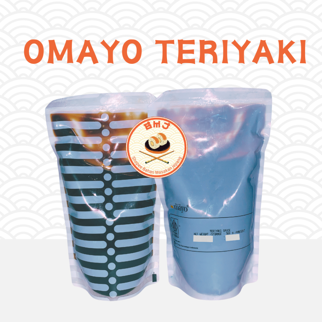 

OMAYO Teriyaki Sauce 500 g Halal | Saus Teriyaki Ala Jepang | Bumbu Teriyaki