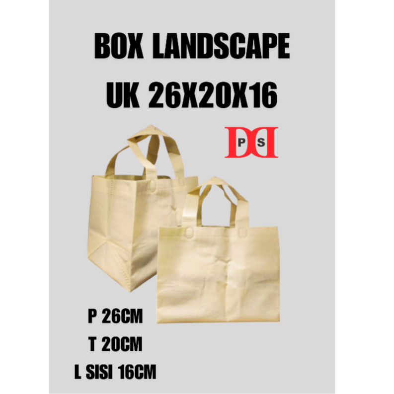 

Goodie Bag Model Handle Box Dus Kue/Thinwall UK 26x20x16 Harga Perlusin Isi 12pcs