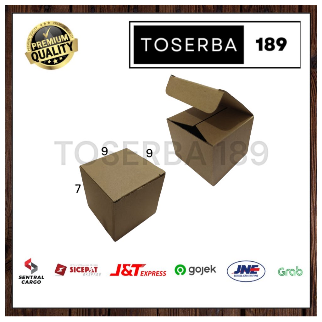

kardus packing diecut/box pizza uk 9x9x7 cm