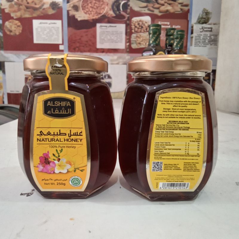 

madu ALSHIFA 250gr madu asli madu arab madu kental