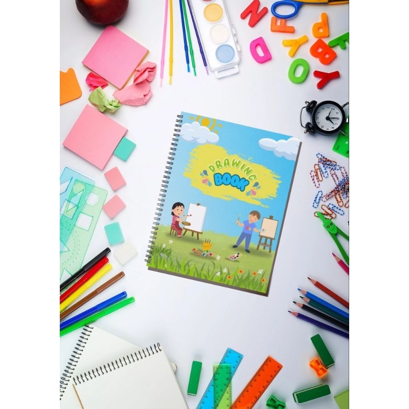 

BUKU GAMBAR ANAK, DRAWING BOOK, BUKU AKTIFITAS ANAK, BUKU MEWARNAI ANAK