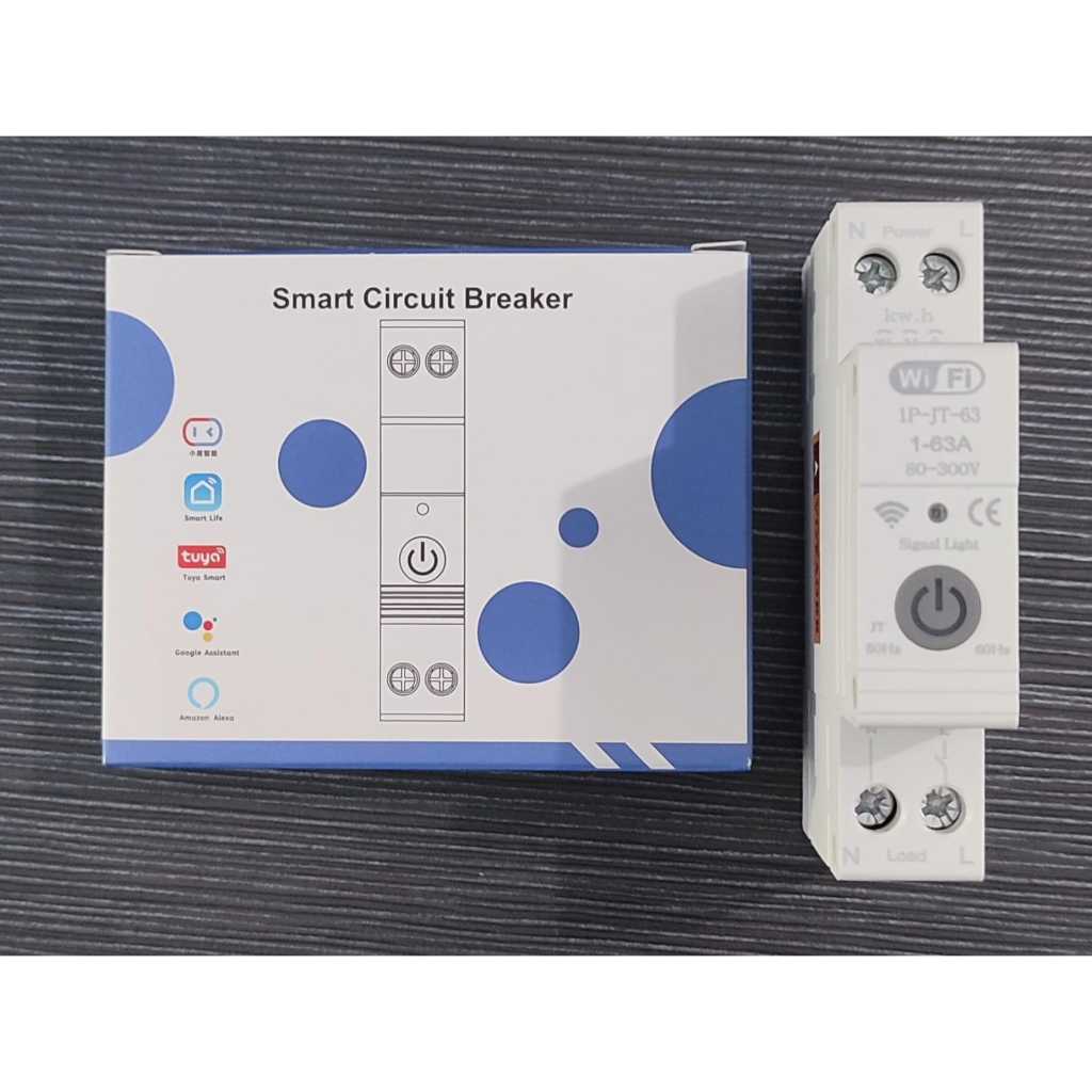 MCB Smart Wifi TUYA KWH Meter Over / Under Voltage Protection