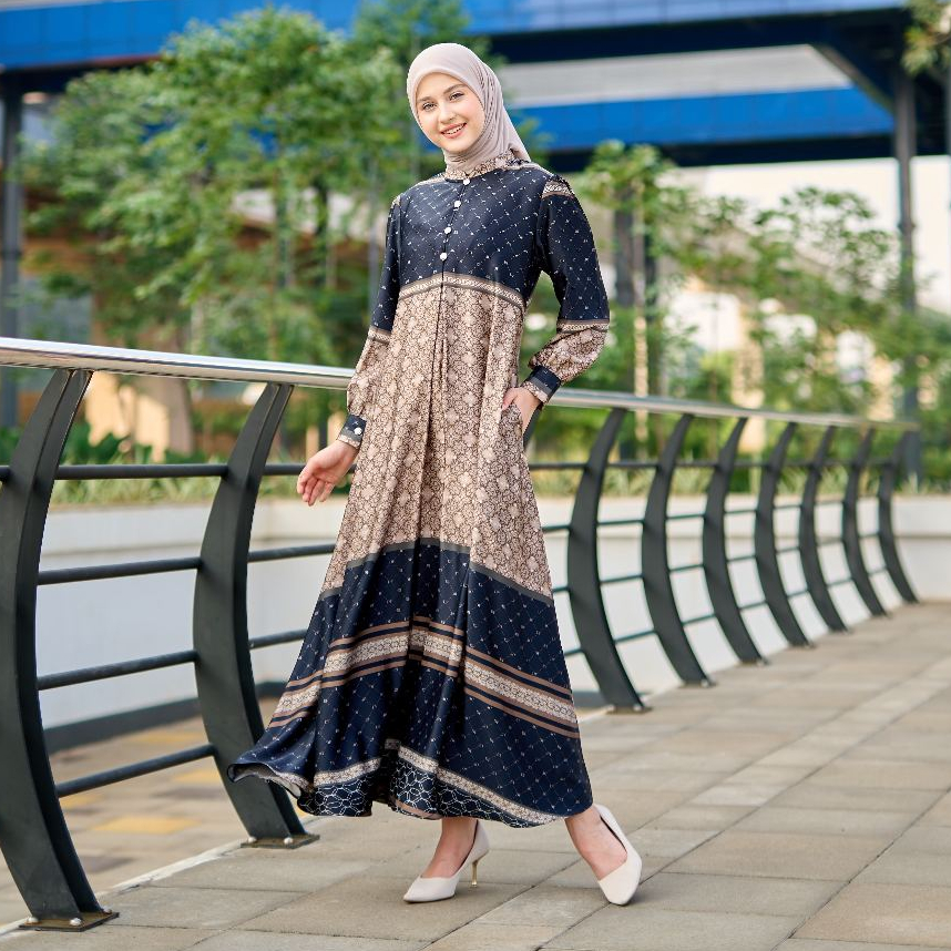 MILEA GAMIS DRESS SILK DIGITAL PREMIUM