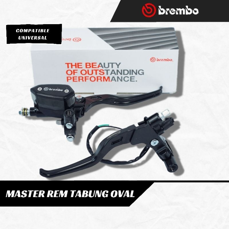 Master Rem Tabung Oval Copy RCB Handle Kopling Motor Universal Master Rem NOLAN Tabung Oval With Sen
