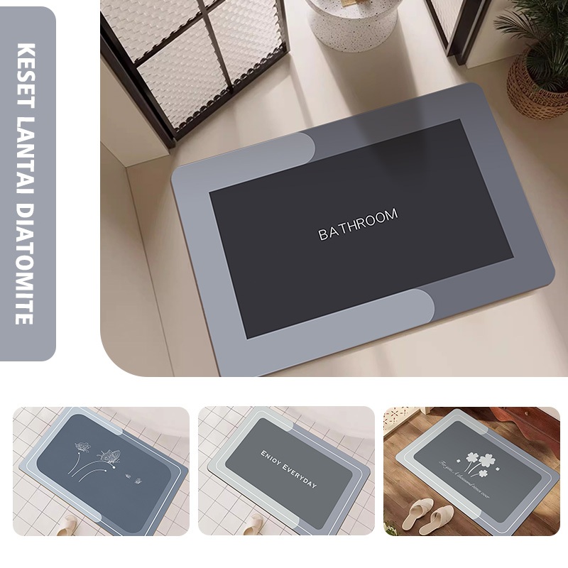 Promo Keset Kaki Nyerap Air / Alas kaki Anti Slip Anti Bau Nyerap Air Anti Bakteri/ Lap Kaki Lentur 