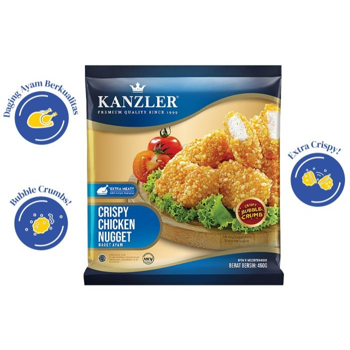 

Kanzler Crispy Chicken Nugget 450gr - Super Daging Tangerang