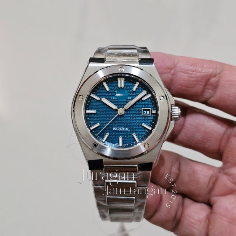 Jam Tangan Keren IWC006 Ingenieur Green Dial by V7F