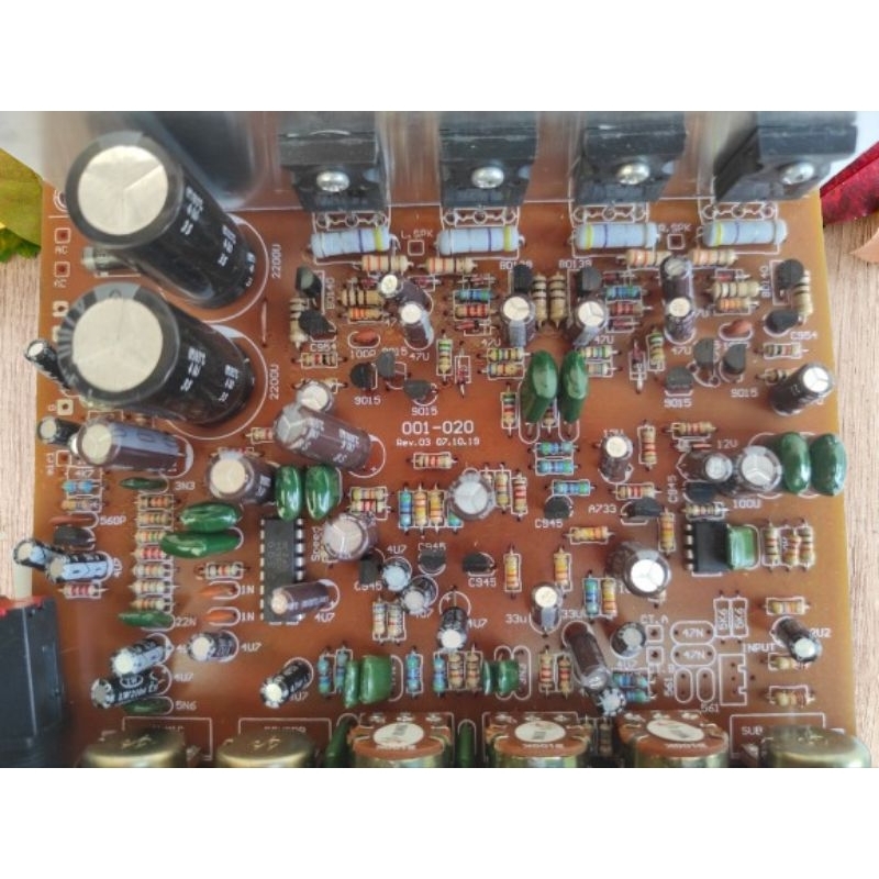 Kit Amplifier Speaker Active Stereo Subwoofer Echo