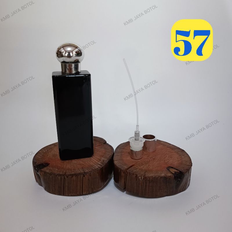 BOTOL JOMALON BLACK 30 ML SEMI PRESS, BOTOL PARFUM, BOTOL KOSONG, BOTOL PARFUM SPRAY, BOTOL PARFUM P