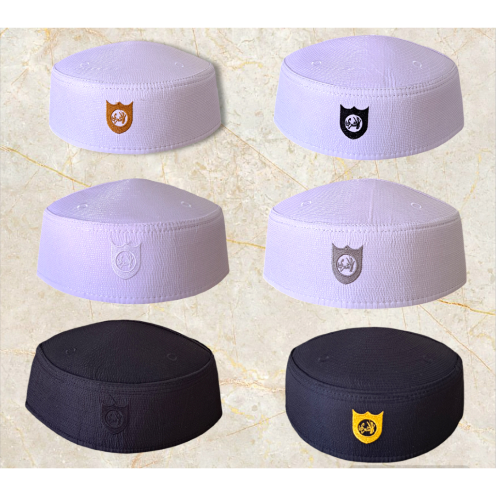 Peci putih malaysia kopiah malaysia putih polos putih logo peci haji peci santri peci anak peci kopi