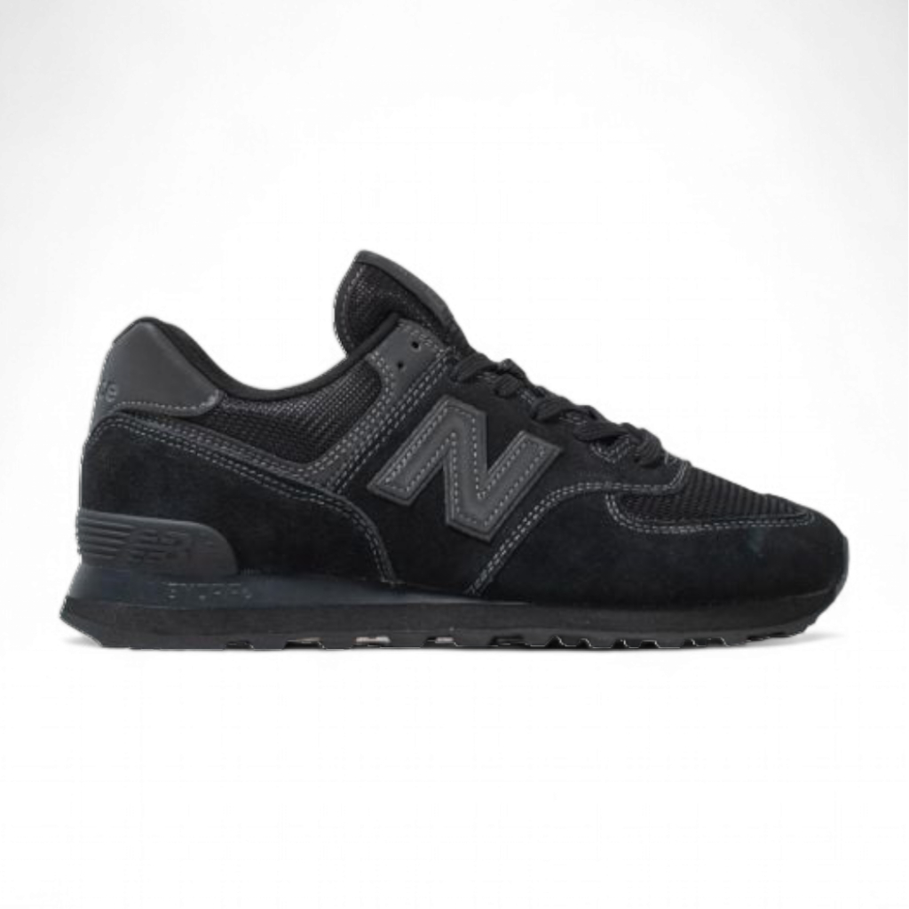 Sepatu New Balance 574 Full Black