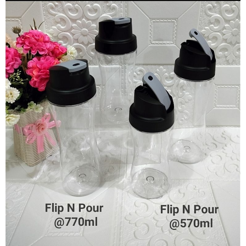 Flip n Pour / Flip n Pour Tupperware / Tempat kecap Tupperware / eco bottle/Tupperware Pontianak/Tup