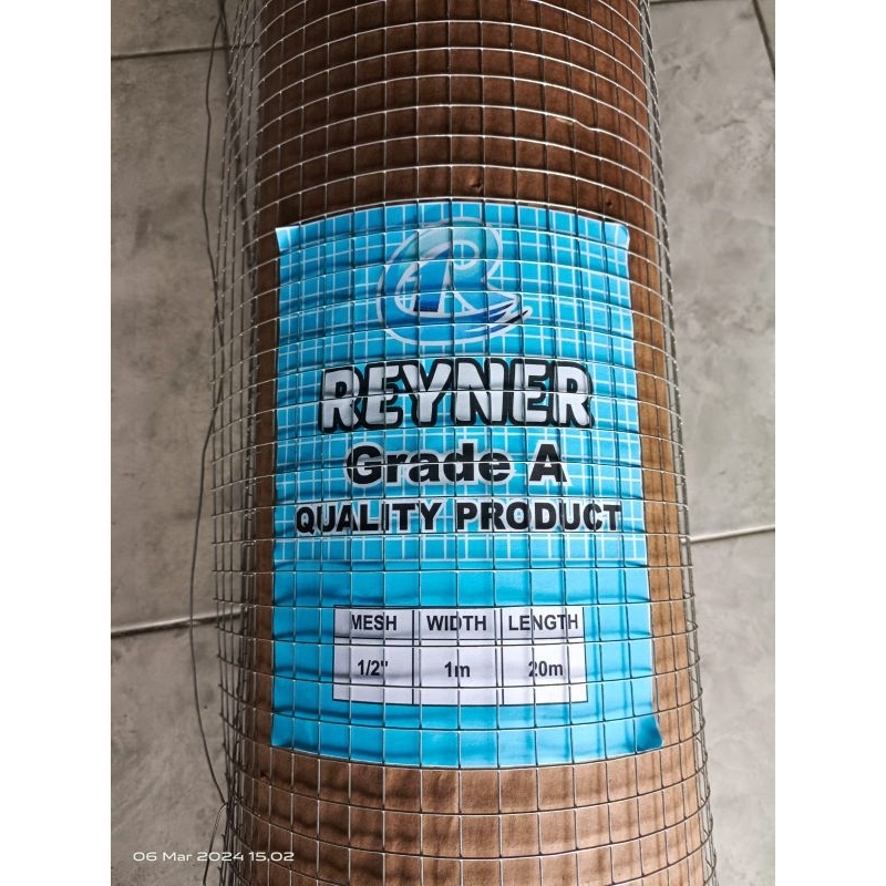 kawat ram patri galvanis merk reyner 1 x 20 meter