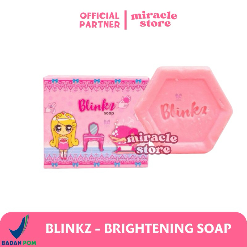 [MIRACLE STORE] BLINKZ SOAP SABUN PEMUTIH BPOM BY BLINKZ BEAUTY BLINK SABUN PENCERAH KULIT BPOM SABU