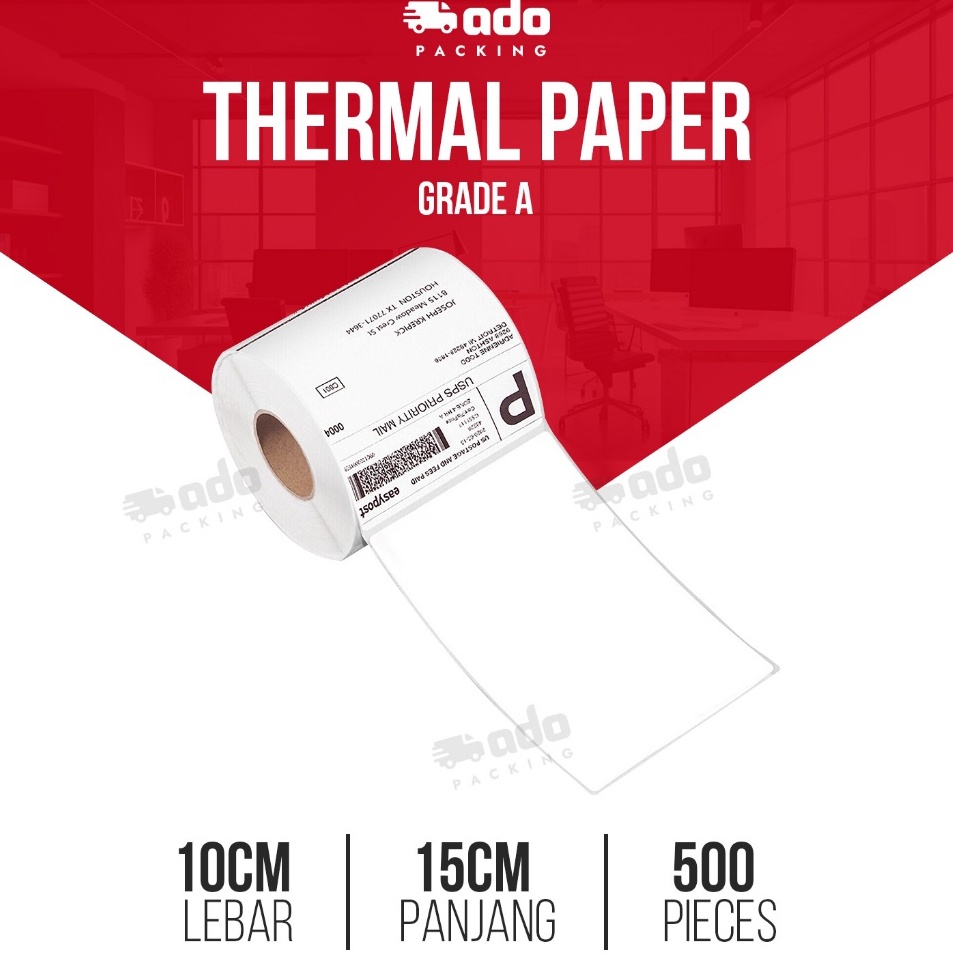 

Kertas Label Thermal 1x15 mm isi 5 Pcs Label thermal barcode Roll A6 ADO Packing G8ZR7242