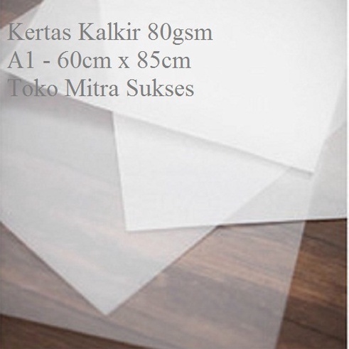 

STDO9642 5 Lembar Kertas Kalkir 8gsm A1 6cm x 85cm