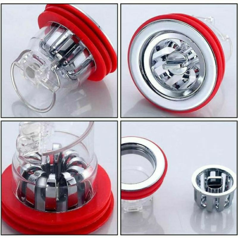 Penutup Lubang Kamar Mandi Drain Fliir Anti Kecoa Tikus Bau Banjir - kamar mandi