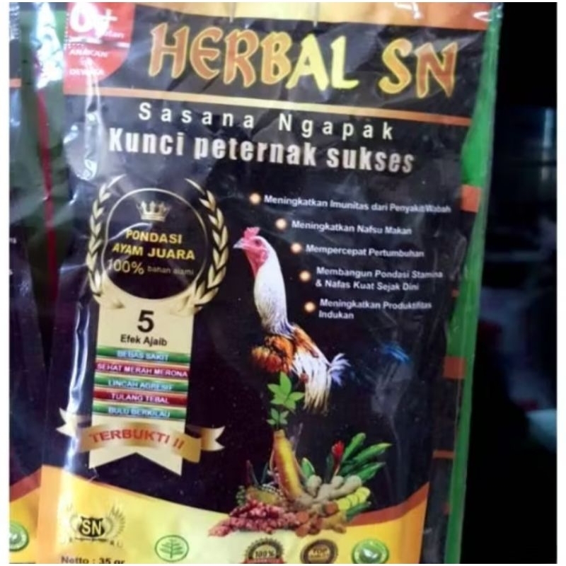 Jamu Ayam Herbal SN SASANA NGAPAK 35 gram