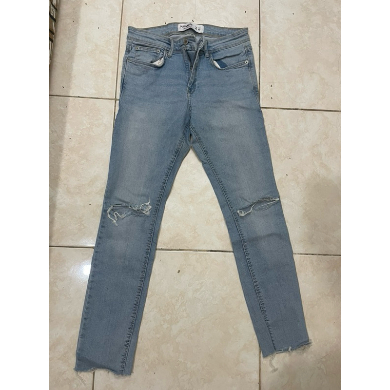 Celana jeans denim pria pull and bear / pull&bear original like new