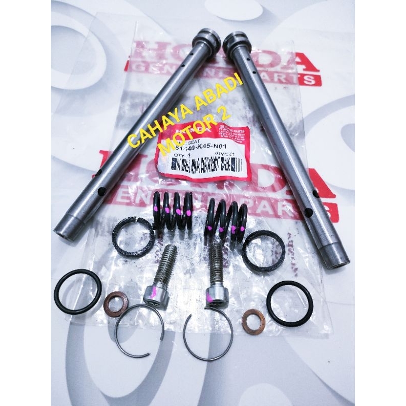 SULING SHOCK SHOK SOK DEPAN PIPA PEREDAM KEJUT SET 51440-K45-N01 HONDA CBR 150 OLD CBR 150 LED ORIGI