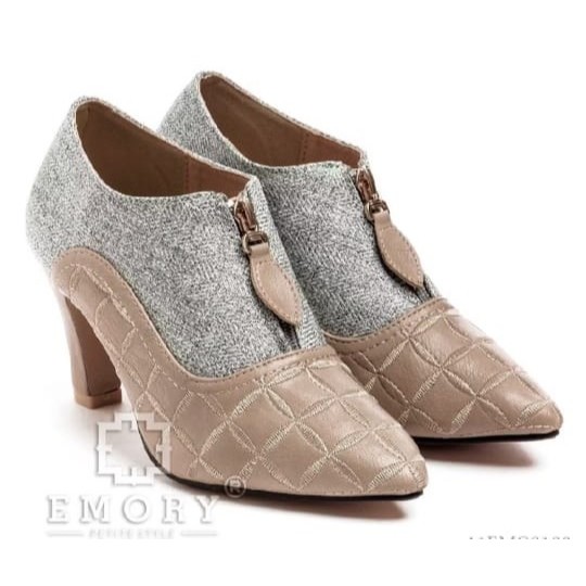 EMORY Petite Style Sepatu Wanita Heels Aprikot uk 37
