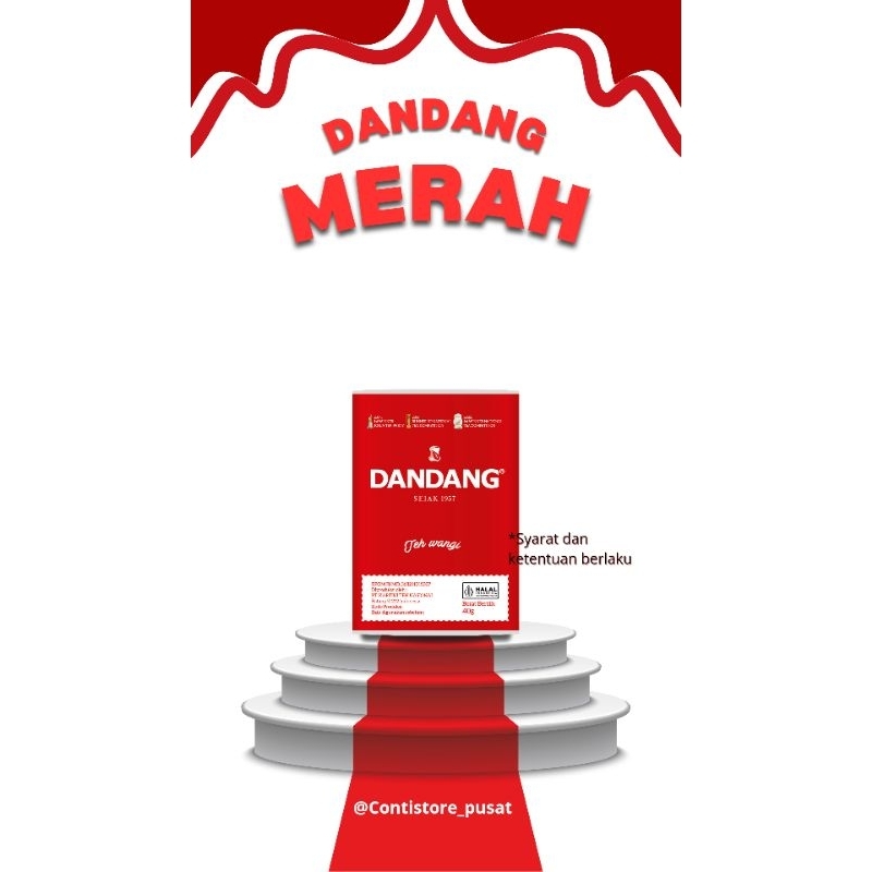 

Teh Dandang Tubruk Merah Kemasan Eceran 40 gram