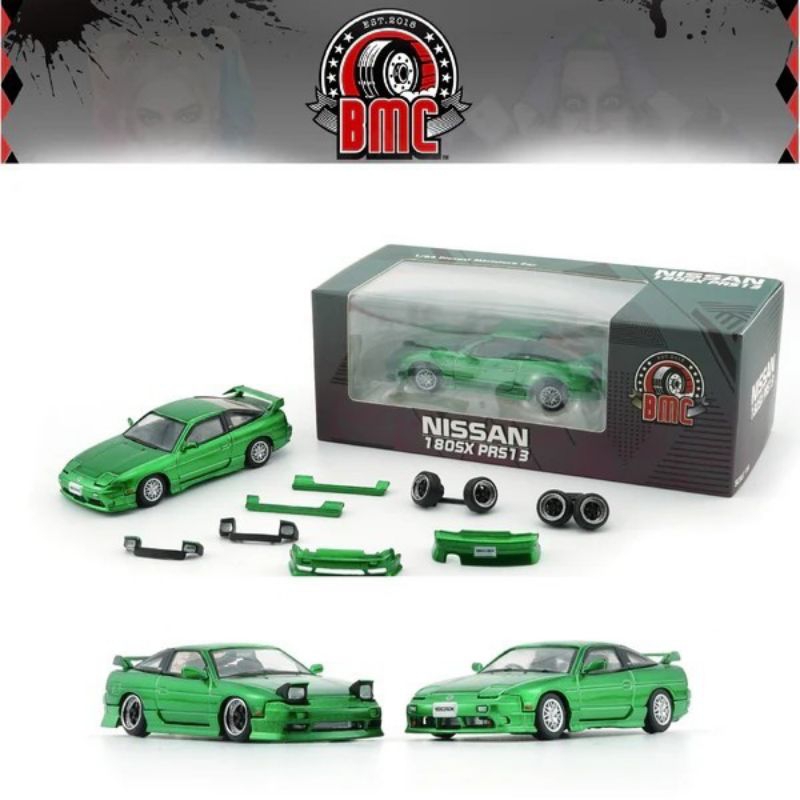 BM Creations BMC 1/64 Nissan 180SX - Metallic Green