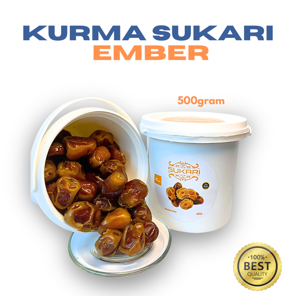 

Kurma Sukari Ember Kurma Raja 500gr Lembut Manis Legit Premium Oleh Oleh Haji dan Umroh