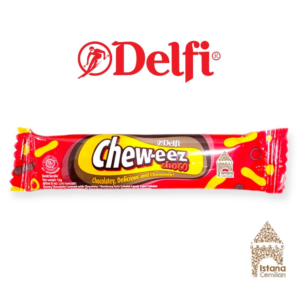 

PEROMO Delfi Chew-eez / Cheweez Cokelat Permen Choco ECERAN