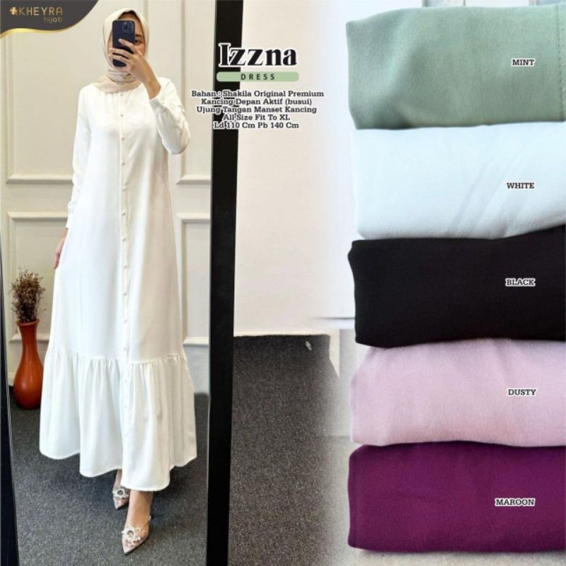 Izzna Dress By Kheyra || Gamis