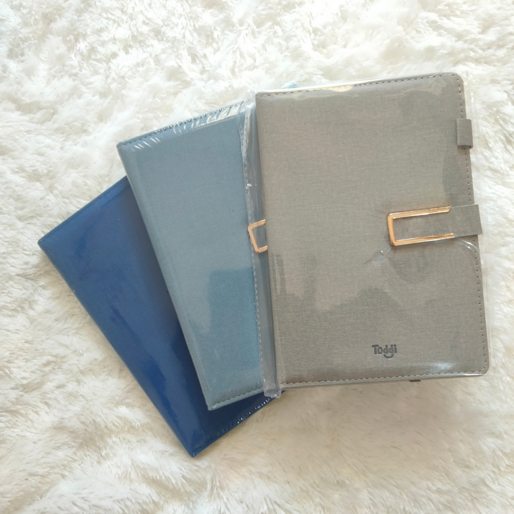 

Notebook/Buku Catatan Kantoran A5 kulit Sintesis, tebal, elegan, dan premium
