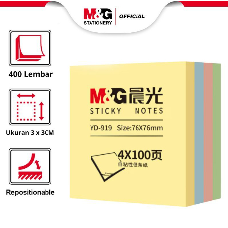 

M&G Sticky Notepad 400 sheets YD-919