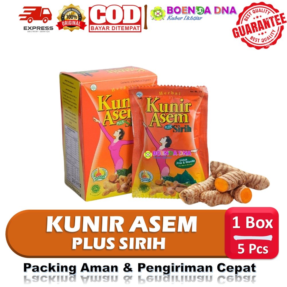 

KUNIR ASEM PLUS SIRIH 1 BOX ISI 5 - MENGURANGI LEMAK