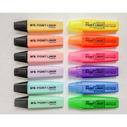

M&G - Highlighter Stabilo Point Liner Pastel Neon