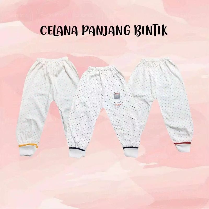 UsagiSNI || 6 Pcs Celana Panjang Usagi Bintik S M L XL XXL | Celana Panjang Bayi Usagi Bintik | Cela