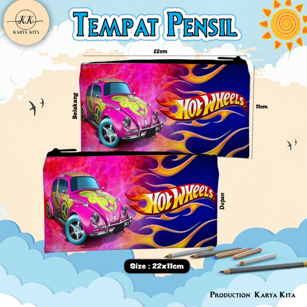 

tempat pensil katalog hot wheels kode 15