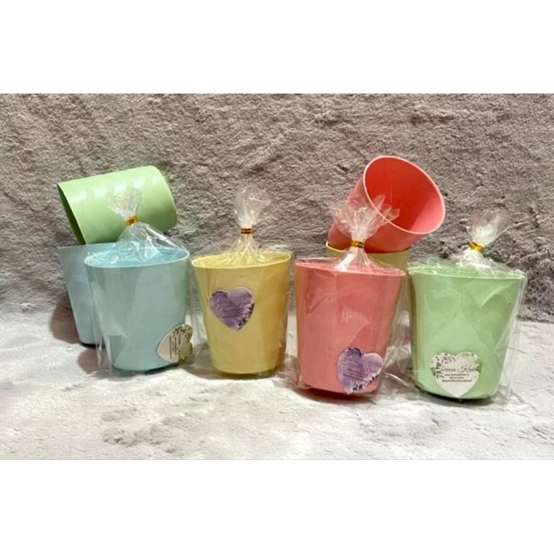 Souvenir Pernikahan gelas kemas plastik isi 50 pcs