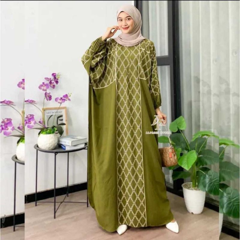 Grosir Kaftan Riyana Kaftan Rayon Jumbo Gamis Abaya Arafah Kaftan Premium