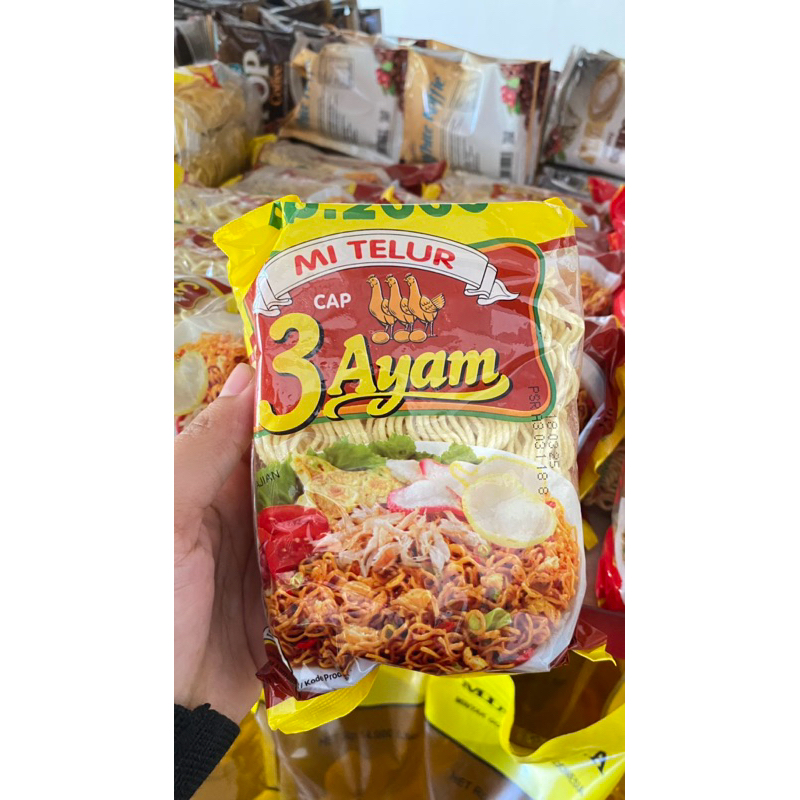 

JATIM-Mie telur cap 3 Ayam murah