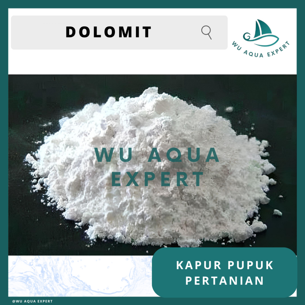 Khusus Gosend Instant Dolomit 1 sak Pupuk Kapur pertanian, tambak, bioflok Dolomit 1 sak karung +- 5