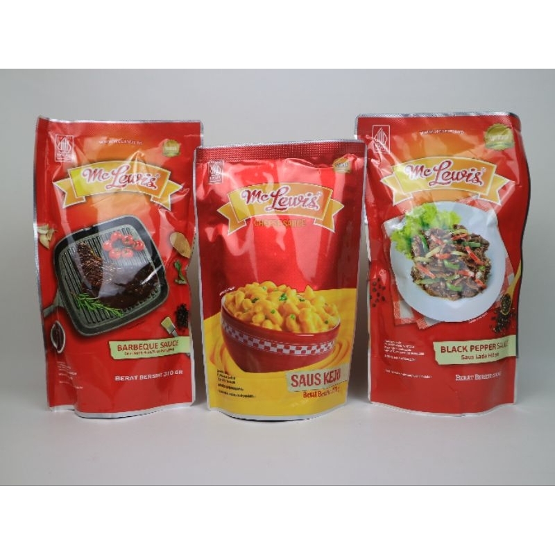 

PROMO BUNDLING MCLEWIS (Saos BBQ, Saos BLACPAPER, Saos KEJU) Masing² 1Pcs