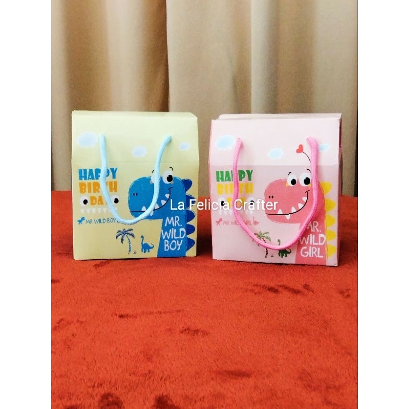 

La Felicia Goodie Bag Ulang Tahun HBD Tas Kertas Hampers Bingkisan Ultah
