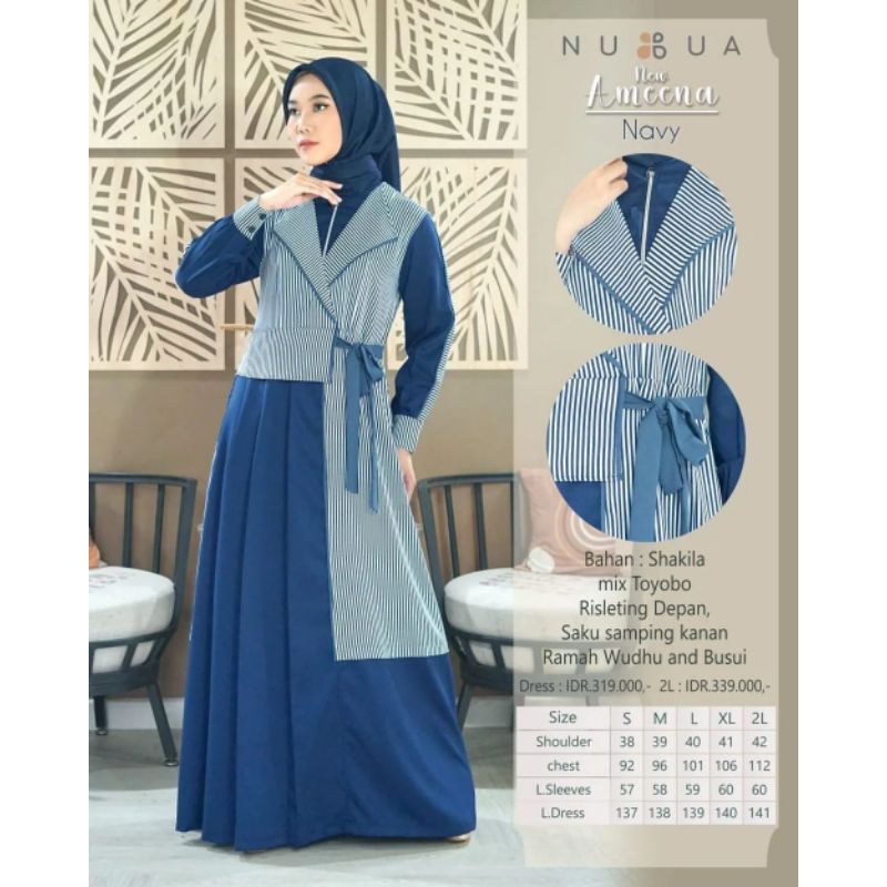 GAMIS MURAH AMEENA BY NUBUA