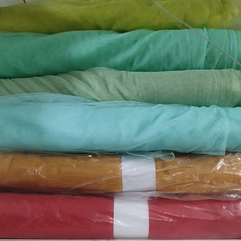 KAIN TILE HALUS LEMBUT Soft Tile Kain tile polos halus | Soft tulle polos meteran