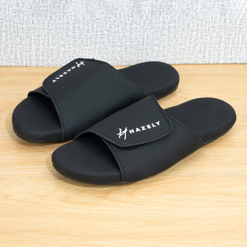 Sandal Diabetes Super Empuk - Sandal Kesehatan Wanita/Pria Super Empuk - SELOP HITAM - HAZELY INDONE